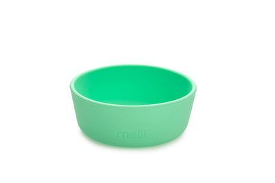 SILICONE FEEDING SET - LIME, MINT & BLUE  (3PC SET)