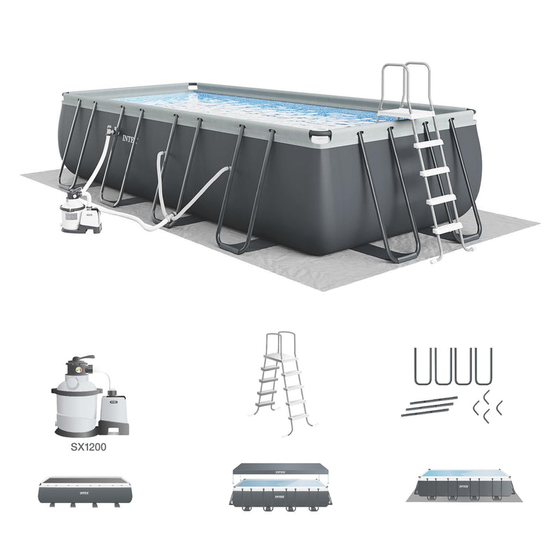 18FT X 9FT X 52IN ULTRA XTR RECTANGULAR POOL SET