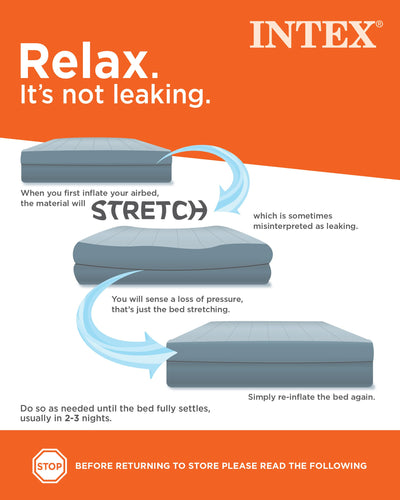 QUEEN DURA-BEAM PRESTIGE AIRBED WITH BATTERY PUMP