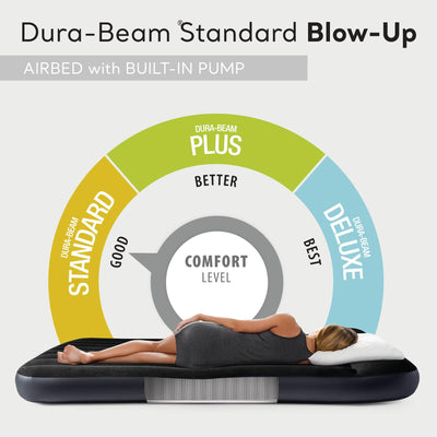 QUEEN PILLOW REST CLASSIC AIRBED W/ FIBER-TECH RP