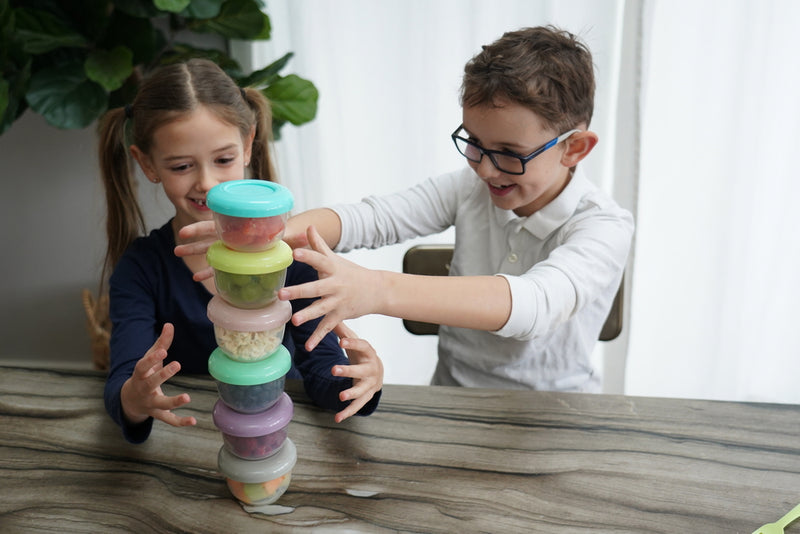 NESTING FOOD STORAGE CONTAINERS -  6PK