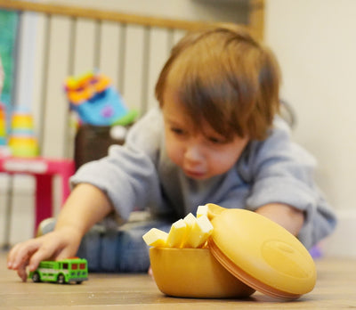 SILICONE BOWL WITH LID - BEAR