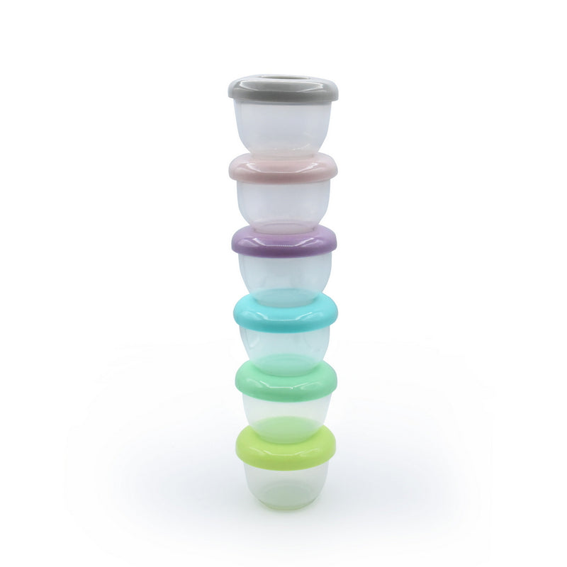 NESTING FOOD STORAGE CONTAINERS -  6PK