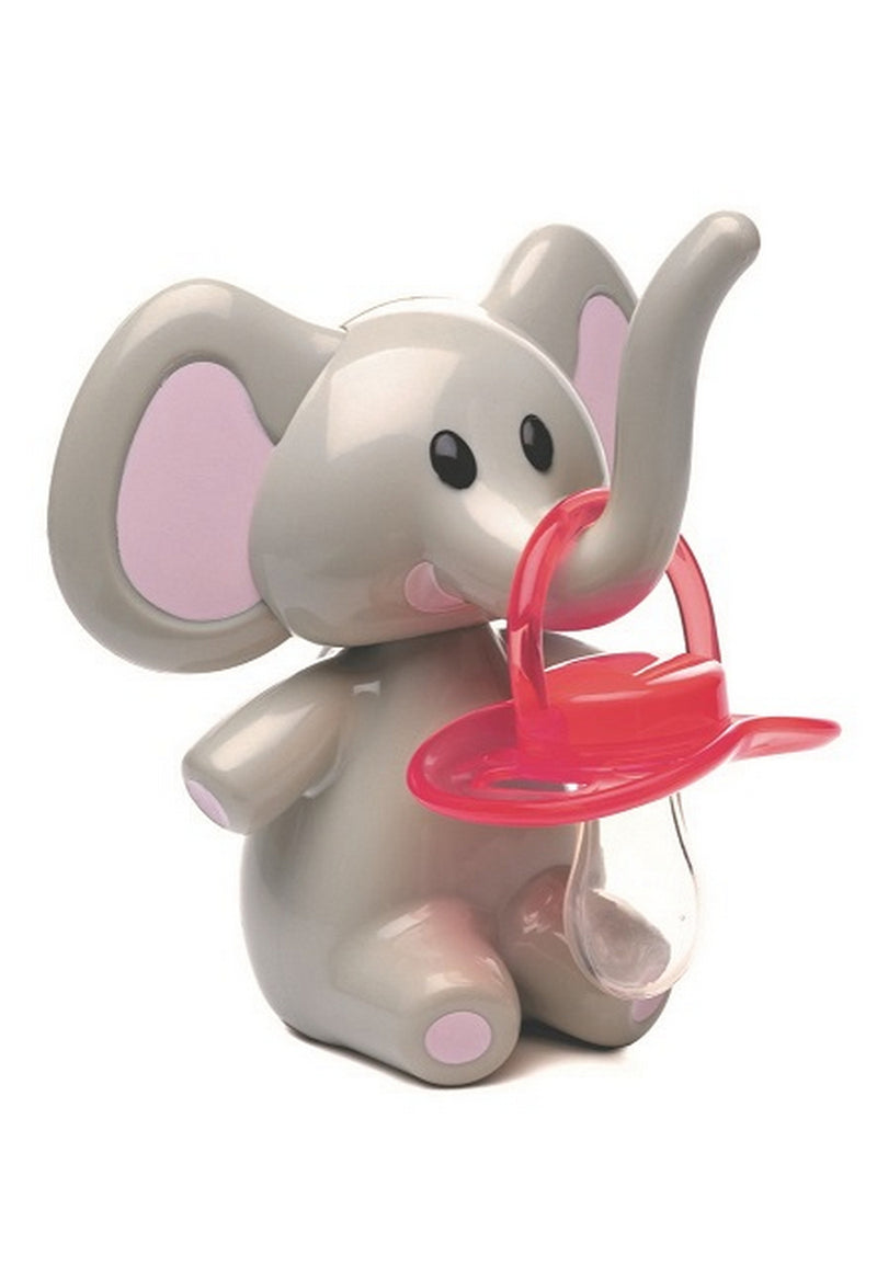 ELEPHANT PACIFIER HOLDER - PINK EARS