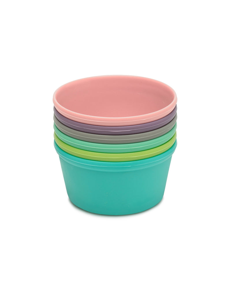 RAINBOW SILICONE FOOD CUPS (6PC SET)