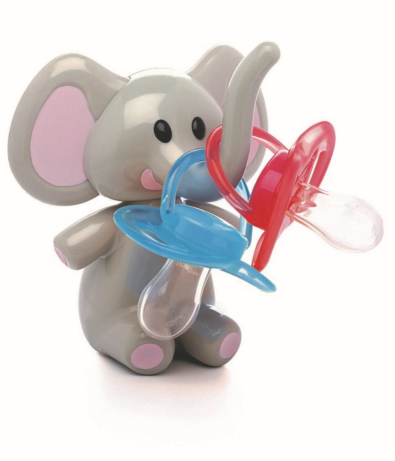 ELEPHANT PACIFIER HOLDER - PINK EARS