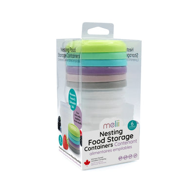 NESTING FOOD STORAGE CONTAINERS -  6PK