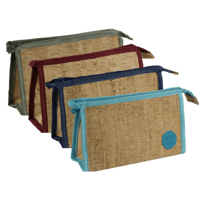 PENCIL POUCH W/GUSSET, JUTE/COTTON BLEND
