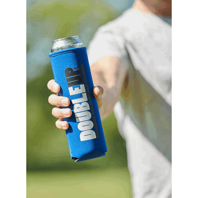 BLUE - DOUBLEUP CAN COOLERS