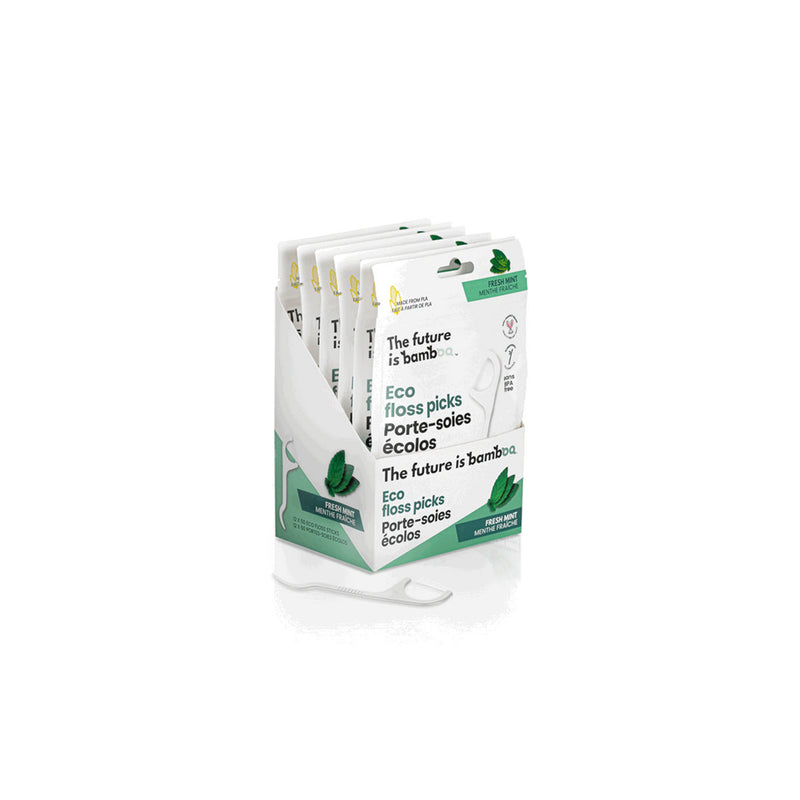 ECO FLOSS PICKS - FRESH MINT