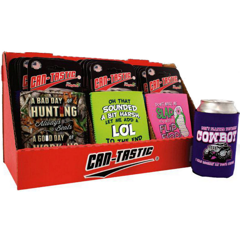 CD - CAN-TASTIC NOVELTY SAYINGS NEOPRENE CAN COOLER