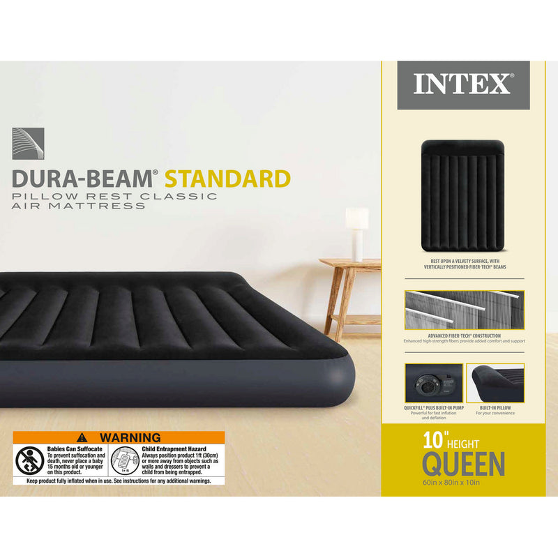 QUEEN PILLOW REST CLASSIC AIRBED W/ FIBER-TECH RP
