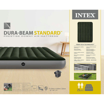 QUEEN DURA-BEAM PRESTIGE AIRBED WITH BATTERY PUMP